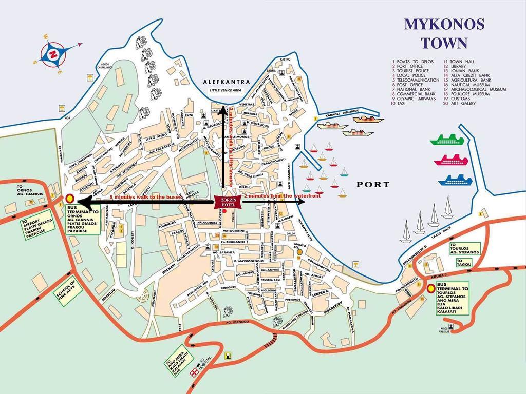 Zorzis Hotel Mykonos Town Phòng bức ảnh
